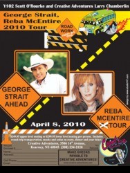 George Strait - Reba McEntire Flyer